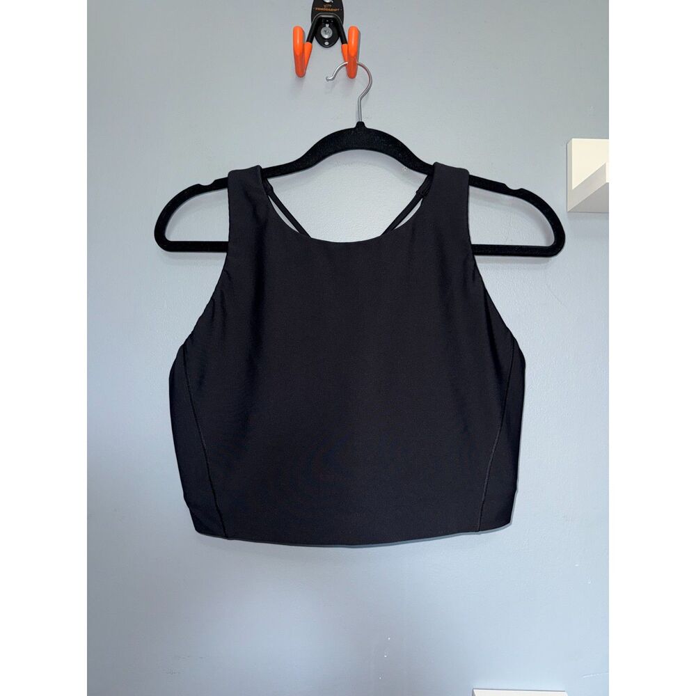 Athleta Lightly Padded Crossback Black Sports Bra | Size XL | Activewear